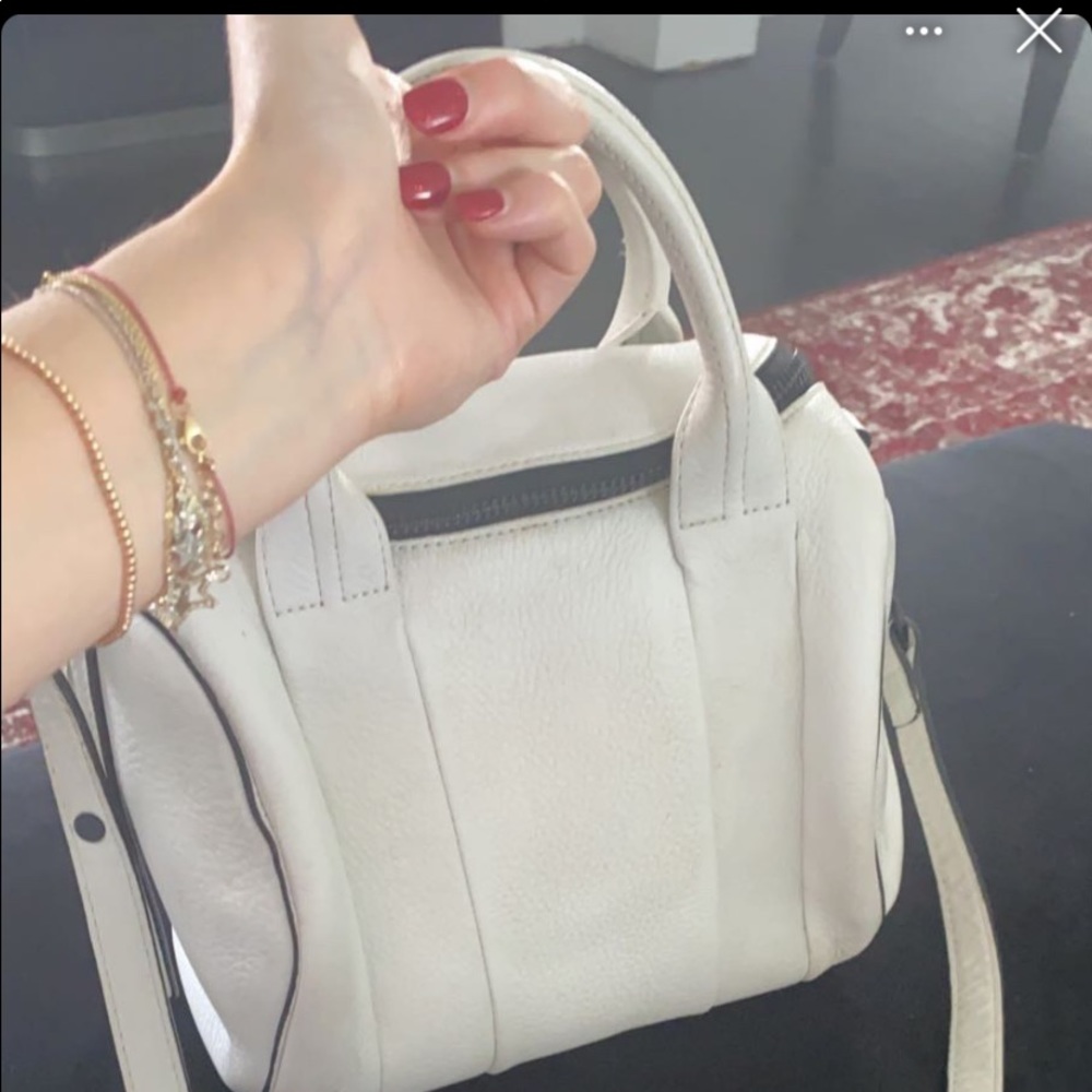 Alexander Wang White Rockie bag  crossbody strap